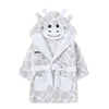 baby personalised giraffe hooded dressing gown | personalised giraffe dressing gown for baby | embroidered giraffe baby robe | unisex giraffe hooded bathrobe