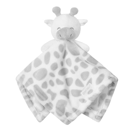 baby personalised giraffe comforter and blanket set | personalised giraffe baby gift set | giraffe comforter with baby blanket | embroidered giraffe blanket and comforter