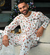 men's personalised family Christmas pyjama set | matching family Christmas pyjamas for men | personalised Christmas pyjamas for men