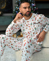men's personalised family Christmas pyjama set | matching family Christmas pyjamas for men | personalised Christmas pyjamas for men