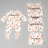 baby personalised Christmas themed sleepsuit | family matching Christmas baby sleepsuit | personalised festive baby sleepsuit | cotton Christmas sleepsuit for baby