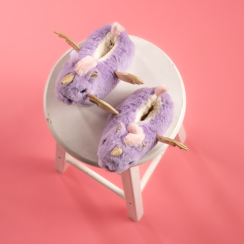 Girls 2025 unicorn slippers