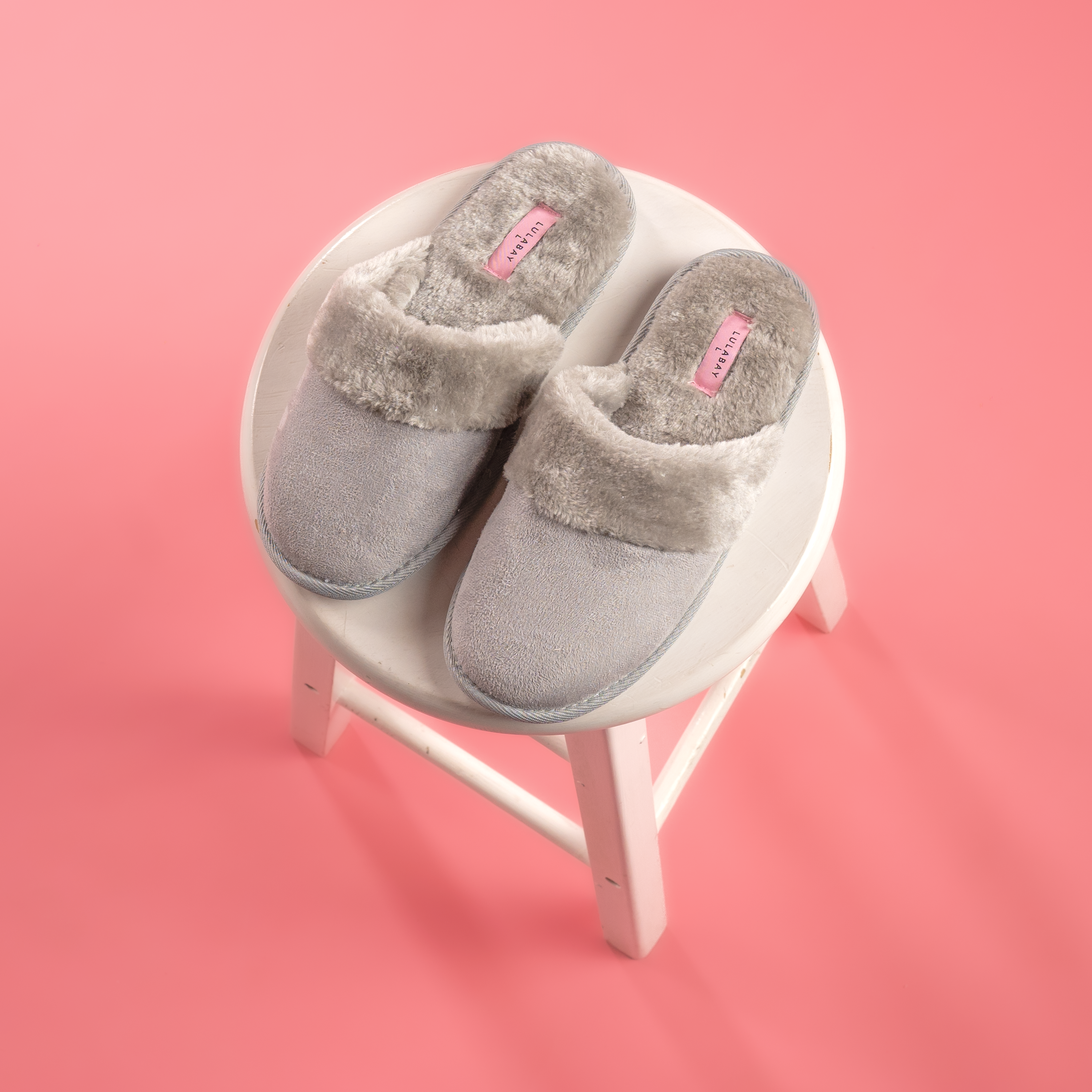 Lulabay ladies faux suede slippers