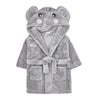 baby personalised elephant hooded dressing gown | personalised elephant dressing gown for baby | embroidered elephant baby robe | unisex elephant hooded bathrobe