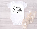 Personalised baby pregnancy announcement bodysuit