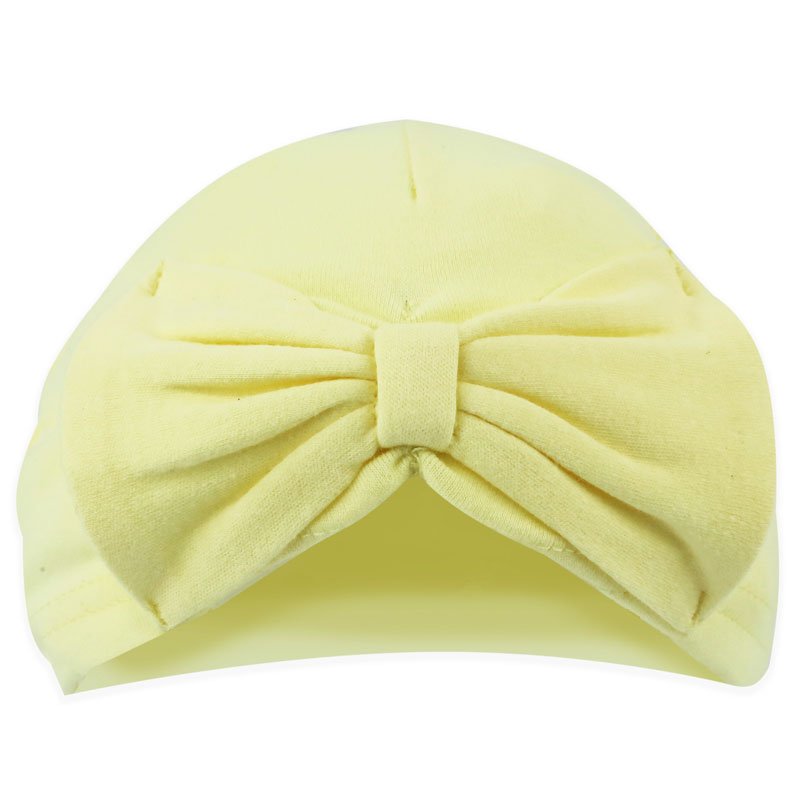 baby turban hat with bow | cotton baby bow turban | newborn bow hat | baby girl turban headwear