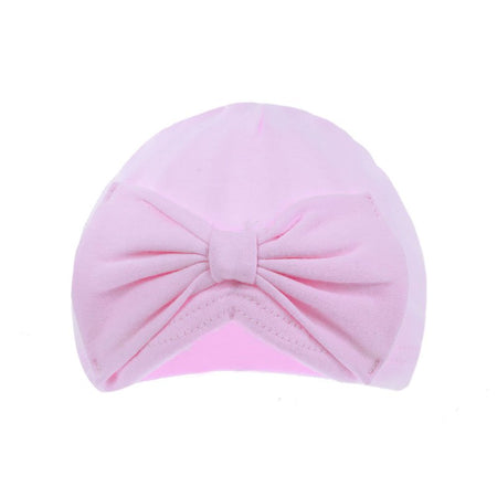 baby turban hat with bow | cotton baby bow turban | newborn bow hat | baby girl turban headwear