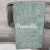 personalised zero twist Egyptian cotton towels | personalised luxury bath towels | embroidered Egyptian cotton towels