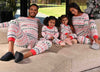 personalised family Christmas Fairisle pyjama set | personalised matching Christmas Fairisle pyjamas