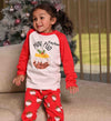 kids personalised MINI PUD Christmas pyjamas | unisex family matching Christmas pudding pyjamas | personalised Christmas pudding pyjama set for kids | MINI PUD Christmas pyjamas for children
