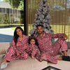 kids personalised stripe satin pyjama set | unisex personalised satin pyjamas for kids | matching family satin pyjamas | personalised kids satin sleepwear