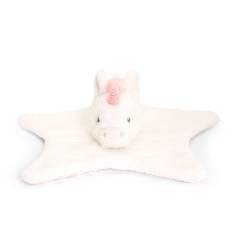 baby personalised recycled unicorn comforter | personalised unicorn comfort blanket | embroidered recycled unicorn comforter | sustainable baby unicorn comfort toy