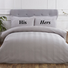 his and hers personalised bedding set | personalised chevron pinsonic duvet set | personalised couples bedding | printed personalised pillowcase bedding set